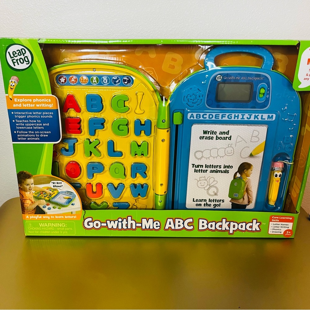 NIB - LeapFrog Letter Backpack
